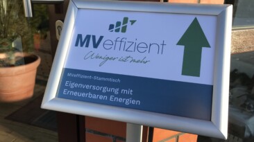 MVeffizient-Stammtisch zum Thema Eigenversorgung im Haffhus Ueckermünde