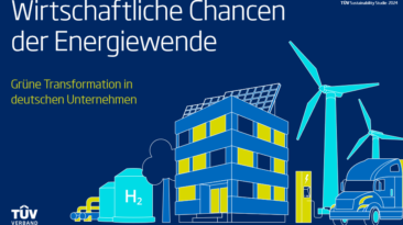 TÜV Sustainability Studie 2024: Deutsche Unternehmen unterstützen die Energiewende